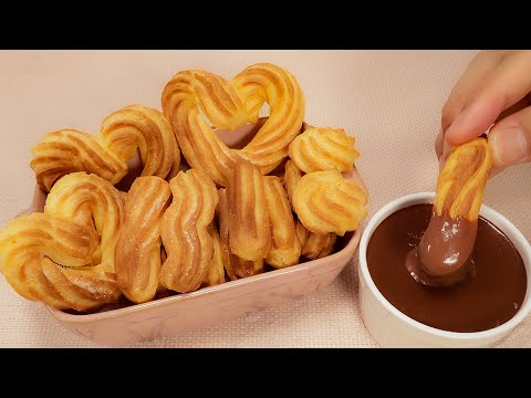 Churros & Hot Chocolate Recipe (No Fry)