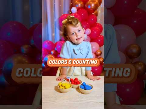 Colors & Counting Game for Toddlers | Educational Activities for Toddlers #shorts