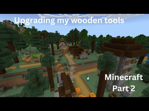 Upgrading my tools in Minecraft survival | Minecraft