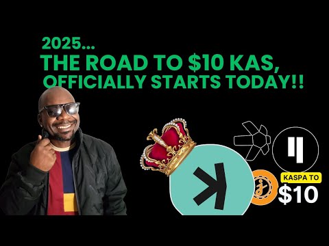 2025... THE ROAD TO $10 KAS OFFICIALLY STARTS TODAY!! #kas #jas #qnt #qubic