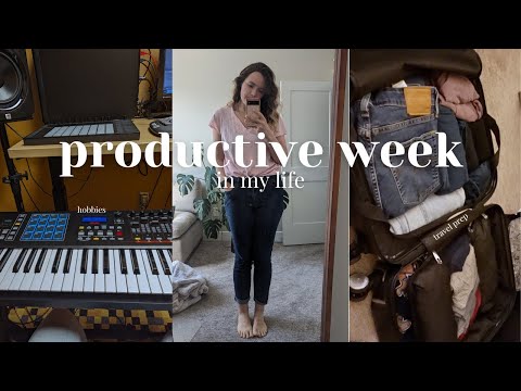 productive days in my life | travel prep, hobbies, life chats ✈️