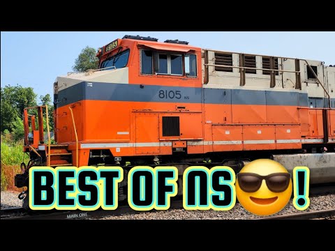 BEST NORFOLK SOUTHERN TRACKSIDE MOMENTS OF 2024!