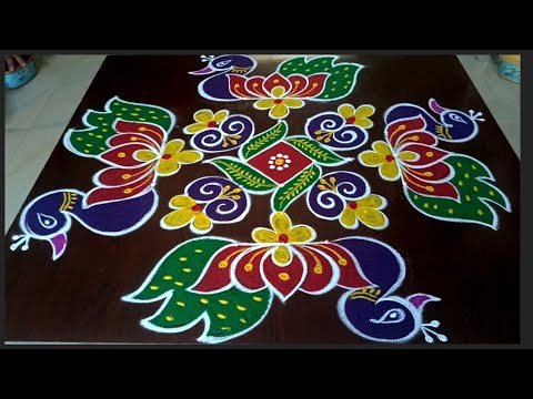 Sankranti muggulu 🦚 sankranti chukkala muggulu #sankranthi  #rangoli #festival #muggulu