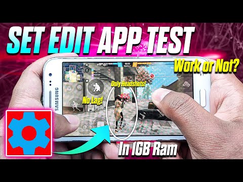 Free Fire Lag Fix SET EDIT App Test! Work or Not?