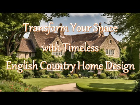 Create a Timeless English Country Home #architecture #english #designinspiration #home #house