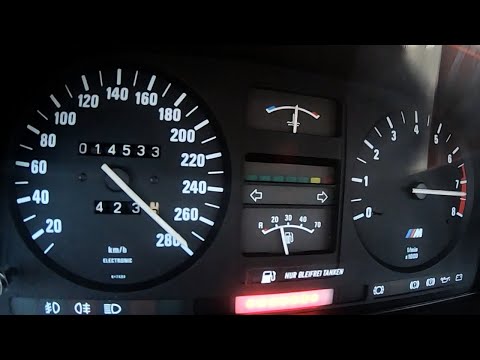 BMW 525i E28 Turbo Acceleration 0-260 Top Speed Test / Sound / Drive