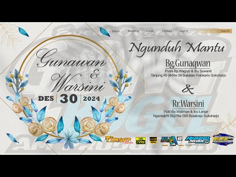 🔴📡Live Ngunduh Mantu Gunawan & Warsini #Bilfa HD-full HD#Ahmad Music#Timsar Audio