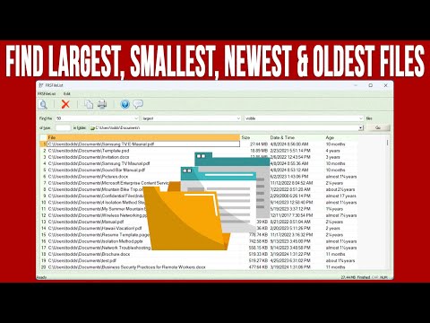 How to Quickly Find the Largest, Smallest, Newest or Oldest Files on Your Computer