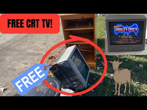 Free CRT TV Symphonic 20 Inch Find And Test