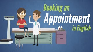 Making an Appointment - Speaking English Conversation (with exercise)