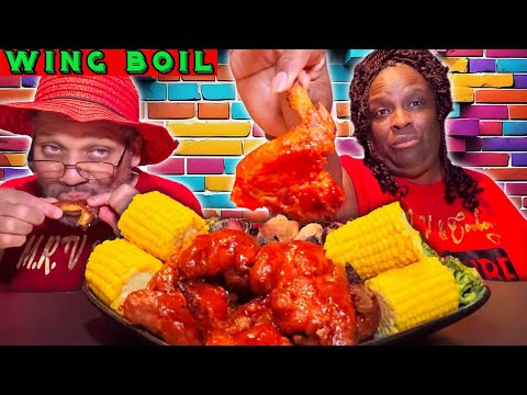 SAUCED UP Wings Galore in Our Epic Wing Boil!