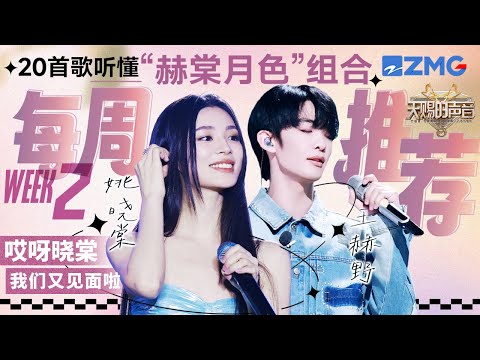 【姚晓棠 x 王赫野】盘点两位实力唱将的高光时刻！每一首都不能错过｜天赐的声音 主题特辑