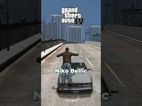 If you jump right before a car hits you in GTA games! #gtaevolution #gta