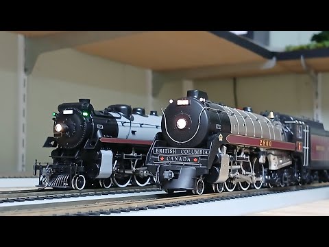 Rapido CP 2860 and 2816 HO-Scale Double Header