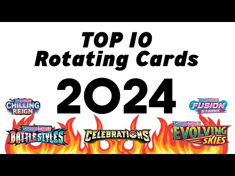 Top 10 Rotating Pokémon Cards 2024