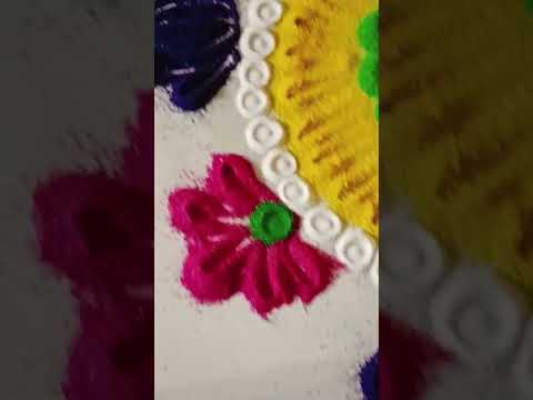 Easy & simple #beautifulrangoli #sortvideo #vairal#trending