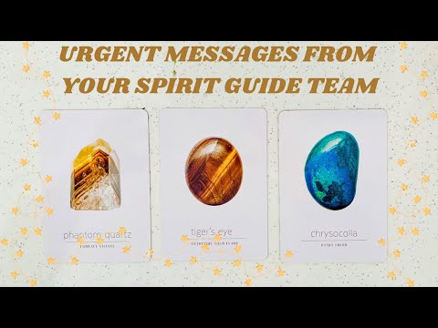 **PICK A CARD**”URGENT Messages from your SPIRIT GUIDE TEAM!”⭐️💫⚡️🌻