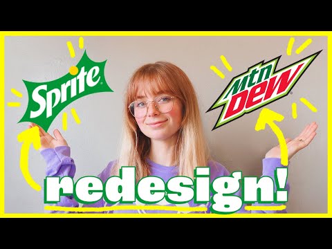 Redesigning Popular Soda Logos