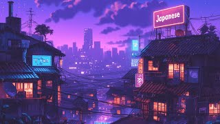 1980s & 90s Lofi Hip Hop Beats 🎧 Retro Vibes & Nostalgic Japanese Town Ambience 🌆 Lofi Rain Playlist