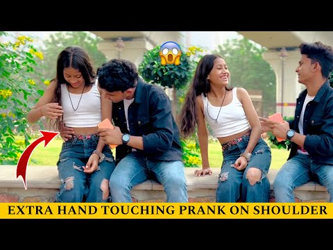 EXTRA HAND 🤚 PRANK 😛 ON GIRL BEST REST REACTION VIDEO || PRANKSTAR VINOD