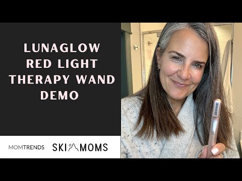 Lunaglow Red Light Therapy Wand for at Home Facials