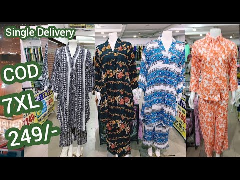 Readymade Cotton Suits 7XL Size ₹499 | Big Size Co Ord Sets Western Frocks @hyderabadshopping