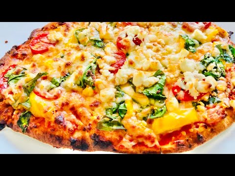 EASY 10 minute PIZZA!! NO YEAST NO Proofing