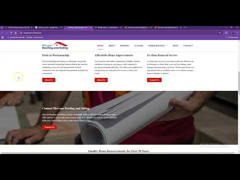 Website Analysis Video for Troy Roofing