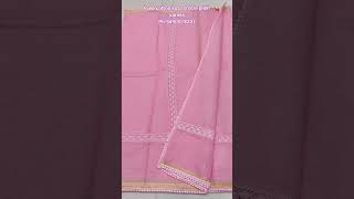 Pure cotton kota crocia lace plain sarees.ph:9490078237 #wholesalekota #kotasarees #fashion #viral