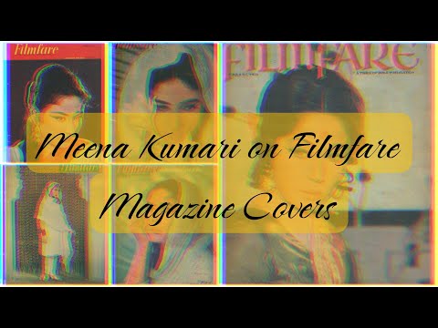 Meena Kumari looks GORGEOUS in Vintage film magazine covers.