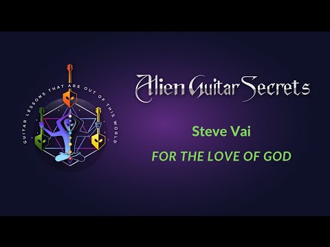 Steve Vai - For The Love Of God Cover | Rob Lobasso Alien Guitar Secrets