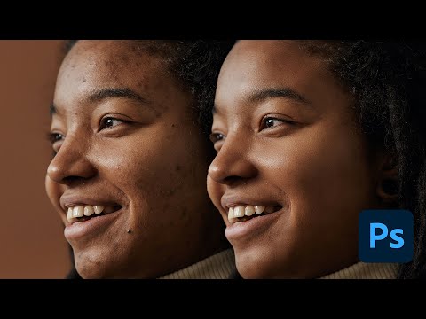 Photoshop tutorial | remove acne and clear skin in photoshop