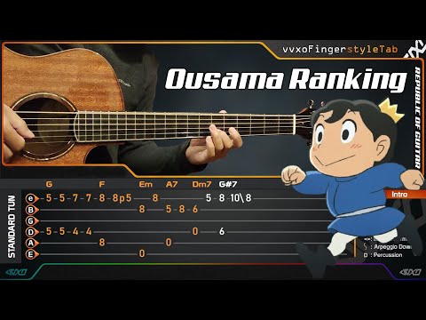 Ousama Ranking (Ranking of Kings) OP - BOY - Fingerstyle Guitar Cover + TABS Tutorial.