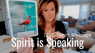 LIVE Tarot - Daily Morning Message: Spirit is Speaking to Us...Time to Listen