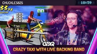 Crazy Taxi with Live Backing Band by chuckles825 in 18:59 - Awesome Games Done Quick 2025