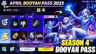 NEXT BOOYAH PASS IN FREE FIRE | APRIL BOOYAH PASS FREE FIRE 2023 | SEASON 4 BOOYAH PASS FREE FIRE