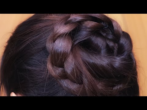 Elegant Braided Updo ✨ Easy and Beautiful Hairstyle for Girls! Simple & Easy HairStyles For Girls