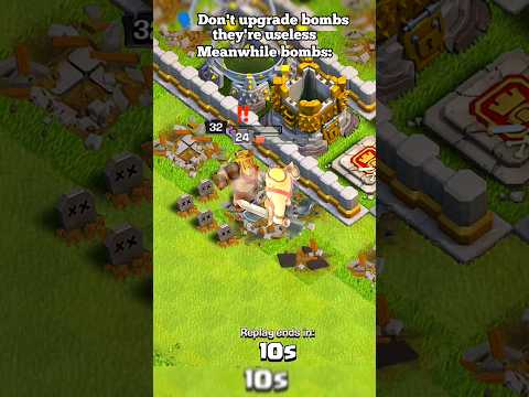 Bombs saved 1 star 💣 ll Clash of clans ll #shorts #clashofclans #coc