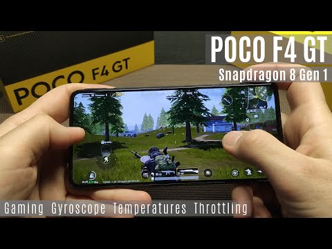 Poco F4 GT PUBG Test ★  Snapdragon 8 Gen 1 PUBG ★ Gaming, Gyroscope, Temperatures, Throttling