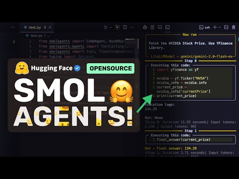 SmolAgents : This FULLY FREE SMOL AI Agent CAN DO ANYTHING!