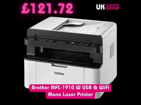 Brother MFC-1910 W USB & WiFi Mono Laser Printer with up to 20 PPM £121.72 👇🔥🔥