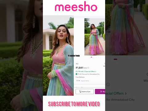 Meesho lehenga haul same dress collection on Meesho #shorts #youtubeshorts #meesho