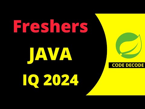 Java Interview Questions and Answers Freshers | Java | Code Decode