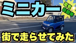 【電気自動車紹介】ミニカー乗ってみた！ 【e-Apple】【ミニカー】【パナソニック 】【EV】