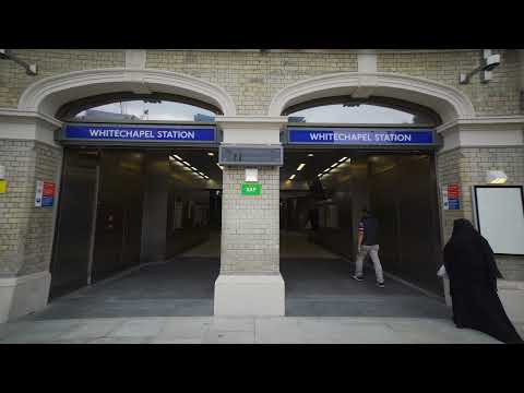 Railway Progress: Whitechapel Elizabeth line station (August 2021)