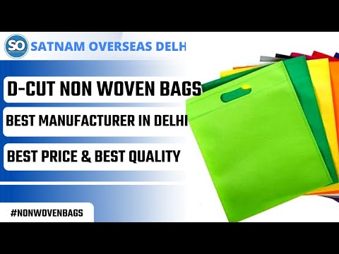 D Cut Non Woven Bag | Manufacturer | Wholesaler Market | D Cut Non Woven Bag Making | Best Price