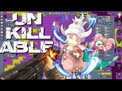 PSYCHIC FLORGES makes SLOWKING's UNKILLABLE thanks to his NEW ABILITY in Pokémon Auto Chess !!