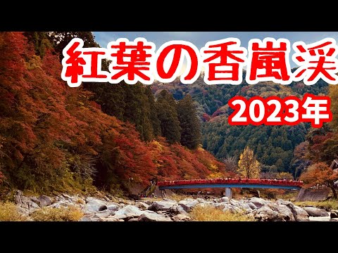 紅葉の香嵐渓 2023