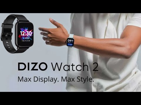 SpO2, 1,69" Screen, 10 Day Battery Life, 5ATM Water Resistance - DIZO Watch 2