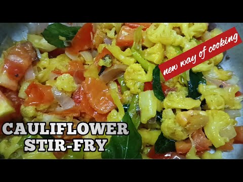 CAULIFLOWER STIR-FRY RECIPE | Easy and Delicious Recipe | Home Style Cauliflower Recipe